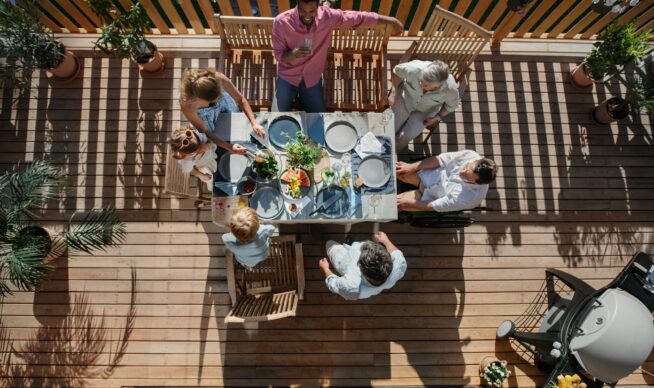 outdoor living space