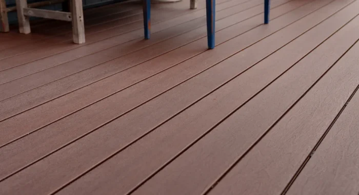 Fiberon Concordia Decking in Symmetry - Burnt Umber