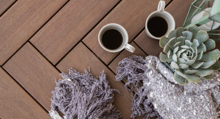 Fiberon Concordia Decking in Symmetry - Warm Sienna