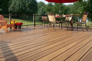 Fiberon Paramount Decking in Hearth Brownstone