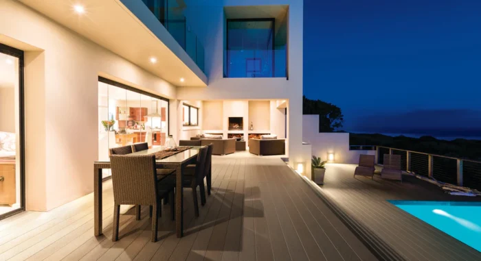 Fiberon Promenade Decking in Weathered Cliff