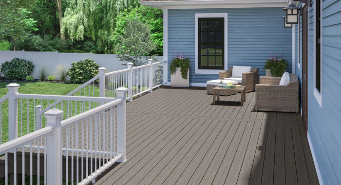 DecKorators Venture Decking in Saltwater