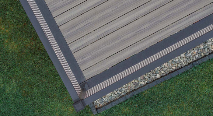 DecKorators Picture Frame Deck Board in Dark Slate
