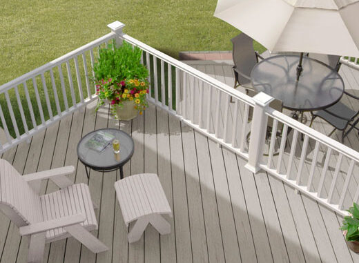 TimberTech Terrain+ Collection® in Weathered Oak